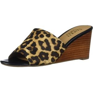 Franco Sarto Mckenna Slide Wedge Sandals Size 7.5